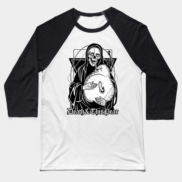 Death and Despair Baseball T-Shirt by Von Kowen